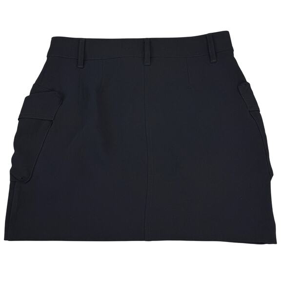 WILFRED Aritzia Astral High Rise Micro Cargo Skirt Sz 2 Black - Picture 5 of 5